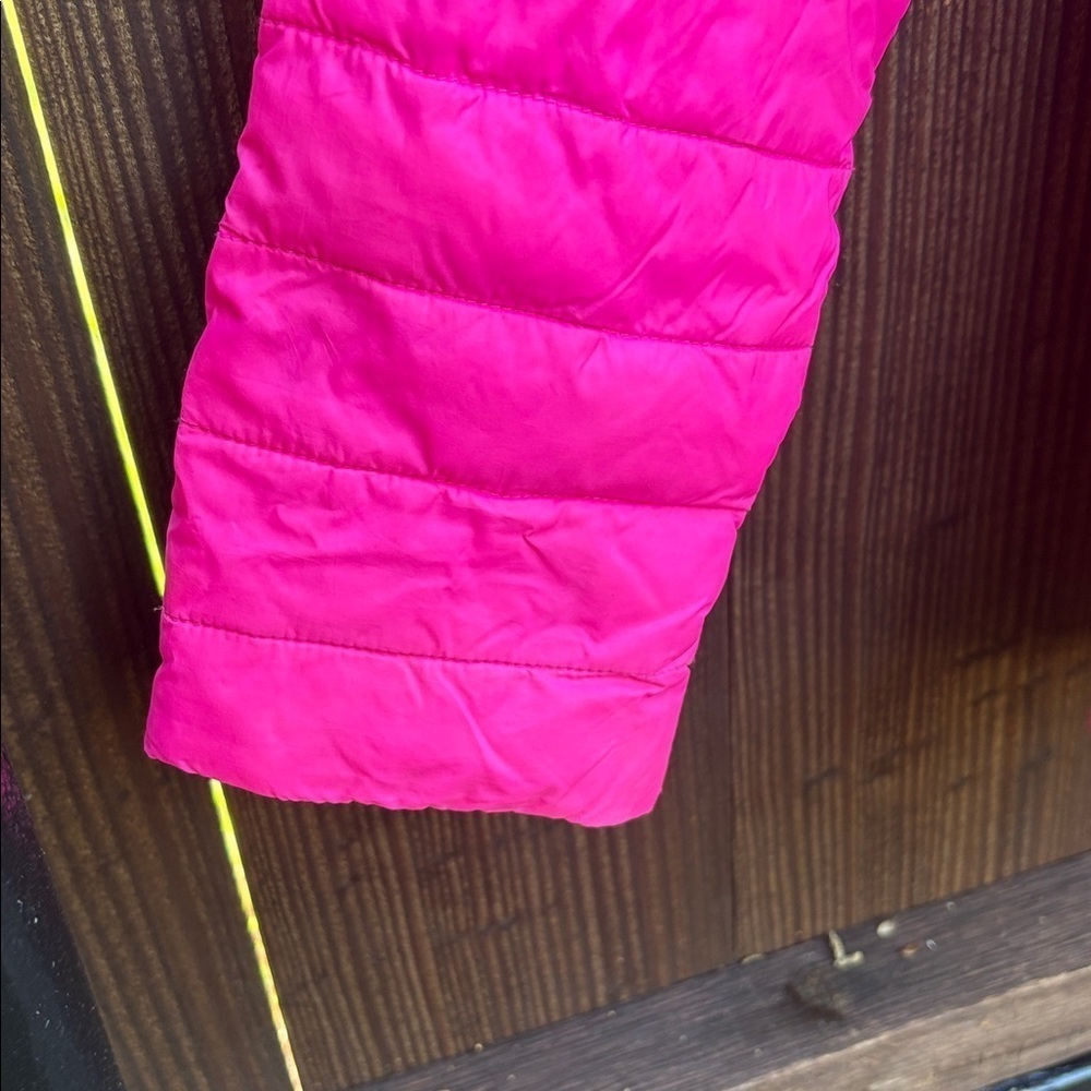 Lands' End Fuchsia Quilted Jacket - Picture 3 of 8